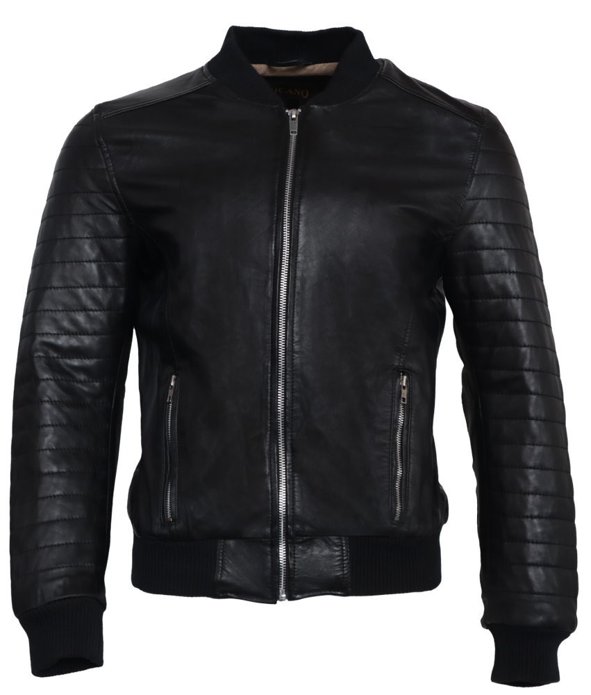 Men leather jacket 11151 in 6 sizes, Bild 1