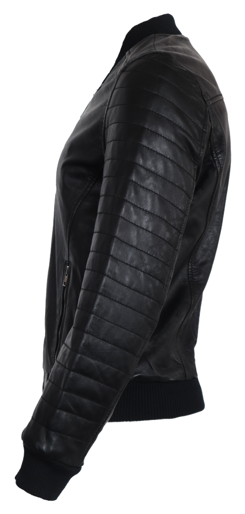 Men leather jacket 11151 in 6 sizes, Bild 2