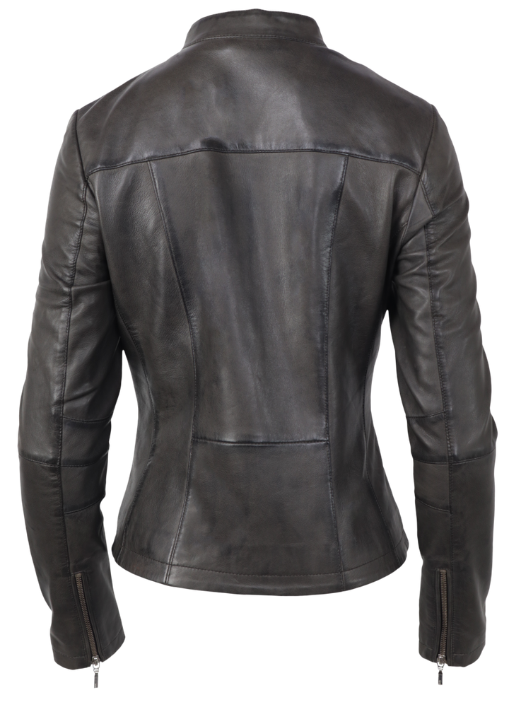 Damen-Lederjacke Abigale, Anthrazit in 9 Farben, Bild 6