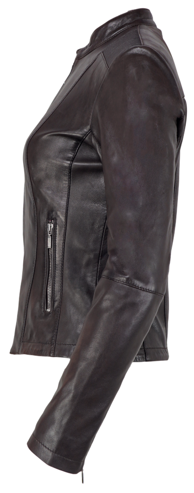 Damen-Lederjacke Abigale, Braun in 9 Farben, Bild 2