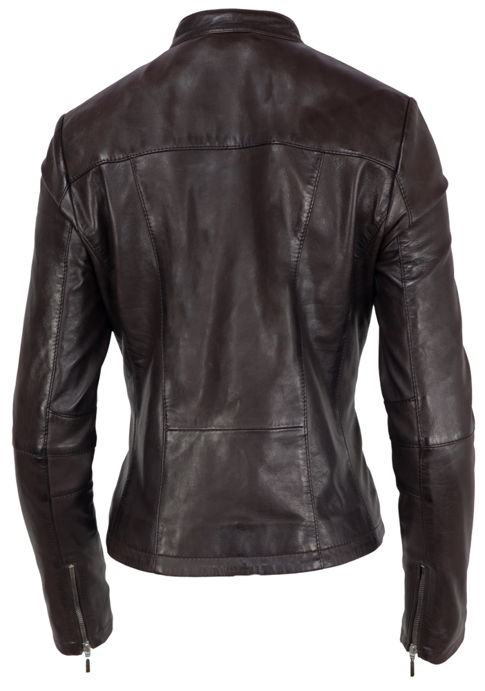 Damen-Lederjacke Abigale, Braun in 9 Farben, Bild 6