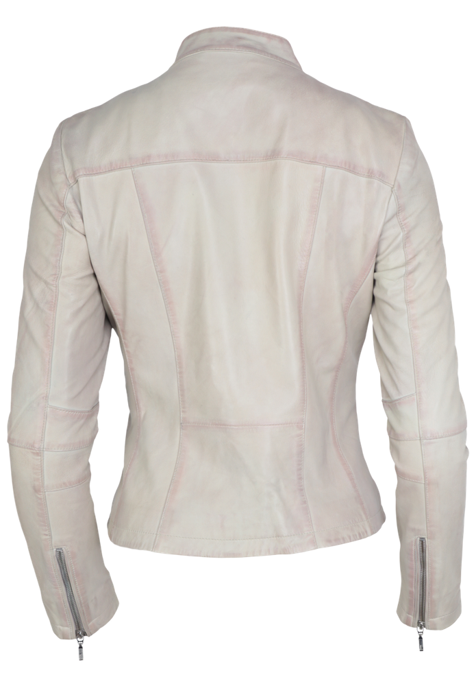 Damen-Lederjacke Abigale, Milk in 9 Farben, Bild 3