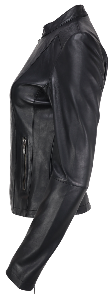 Damen-Lederjacke Abigale, Schwarz in 9 Farben, Bild 5