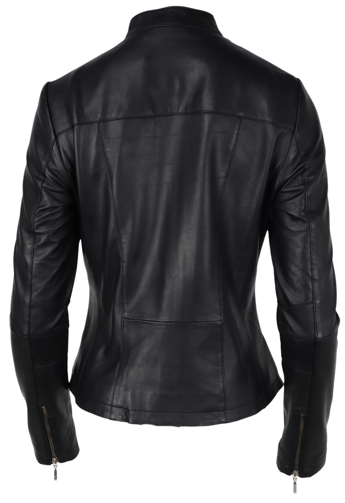 Damen-Lederjacke Abigale, Schwarz in 9 Farben, Bild 6