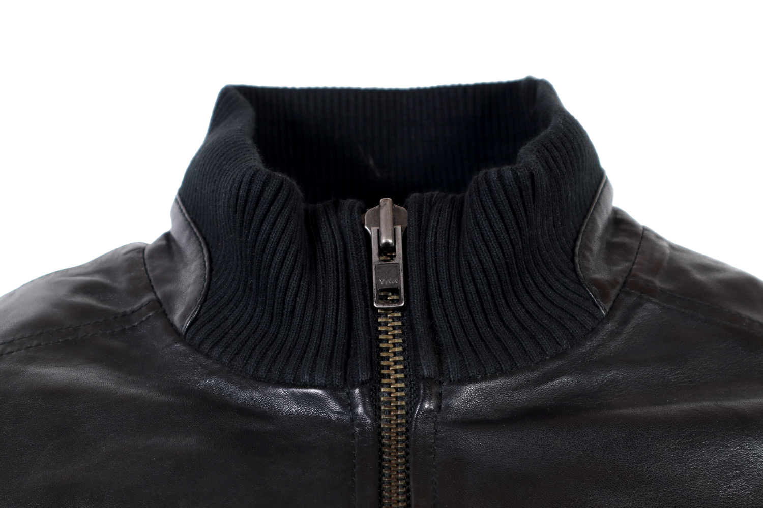 Men's leather jacket Alowa, black in 3 colors, Bild 5