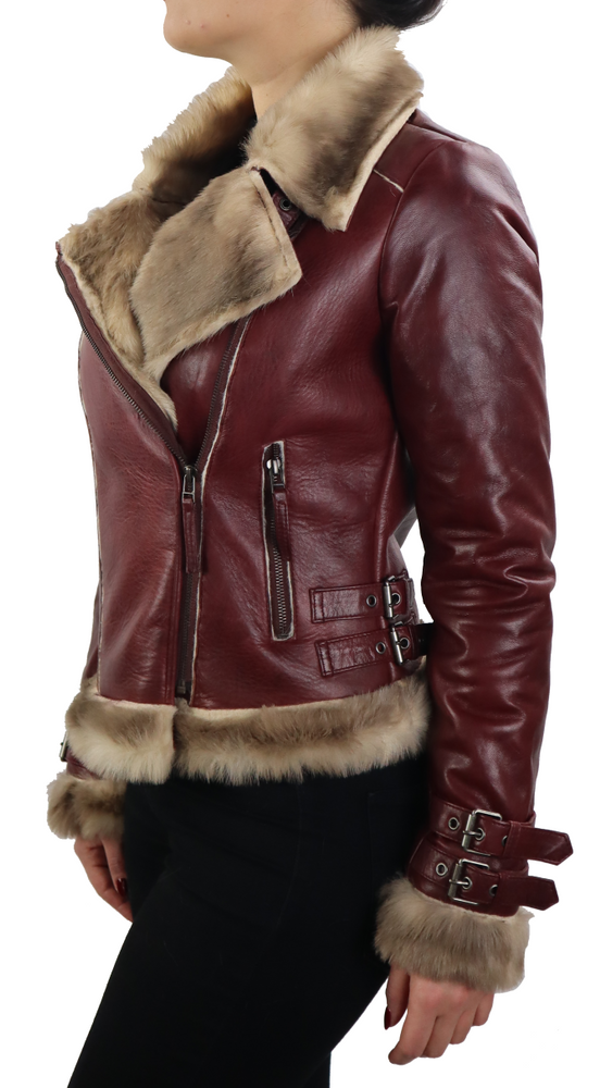 Damen-Lederjacke Amy 2 in 6 Größen, Bild 4