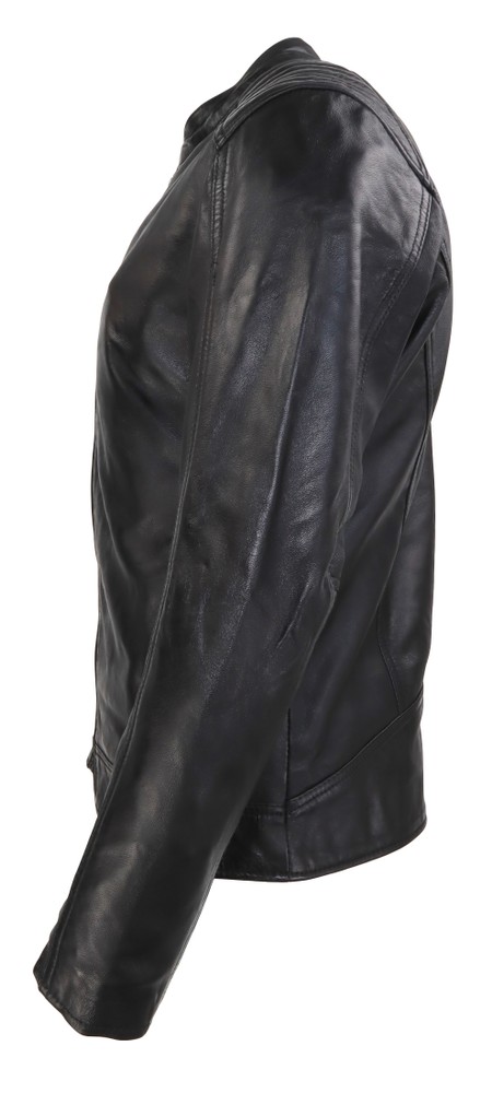 Herren-Lederjacke Balder, Schwarz, XL, Bild 3