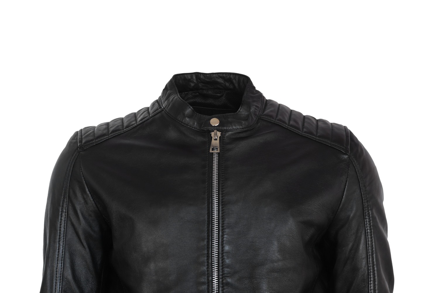 Herren-Lederjacke Balder, Schwarz in 3 Farben, Bild 4