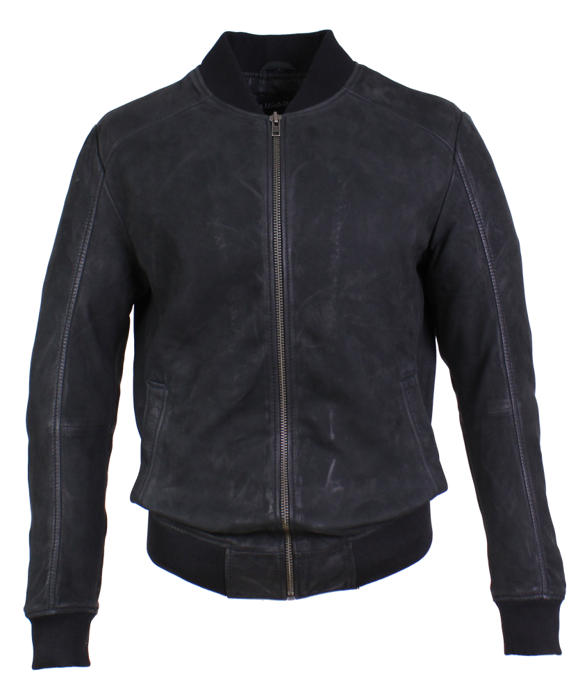 Men's leather jacket Brusko, black in 2 colors, Bild 1