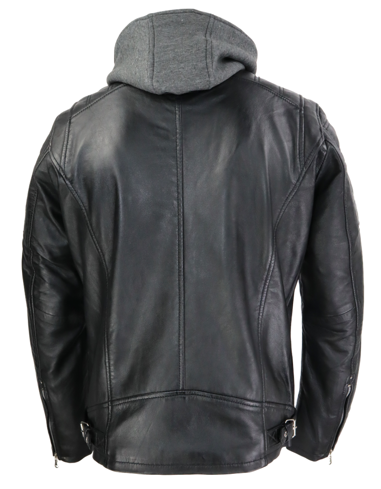 Herren-Lederjacke Brute, Schwarz in 2 Farben, Bild 6