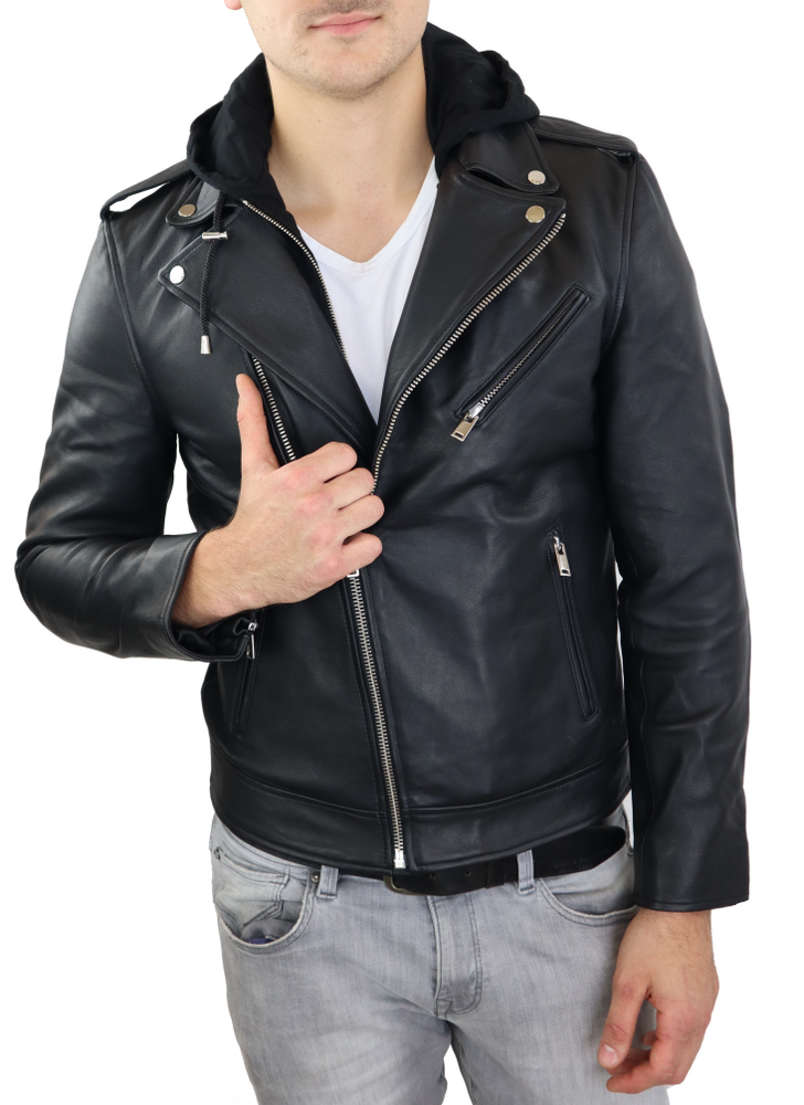 Men leather jacket Camden in 6 sizes, Bild 2
