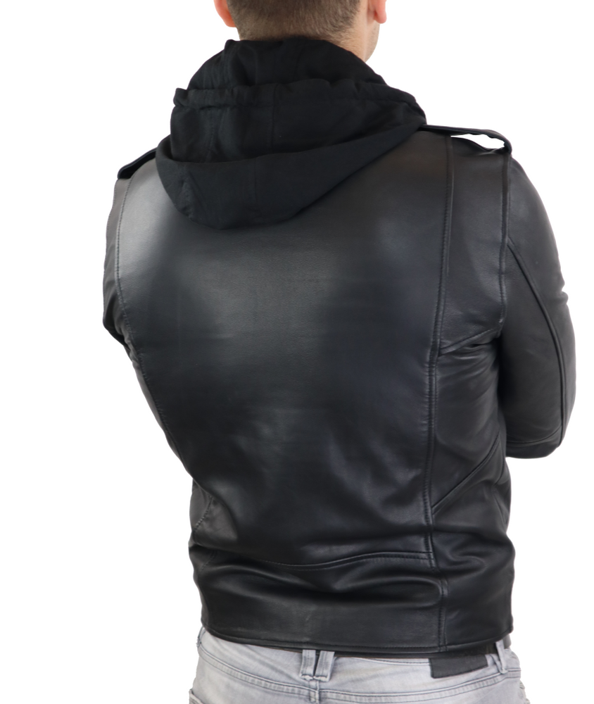 Men leather jacket Camden in 6 sizes, Bild 5