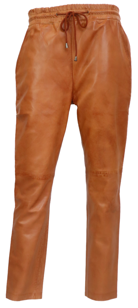 Ladies leather pants Carillo, cognac in 4 colors, Bild 6