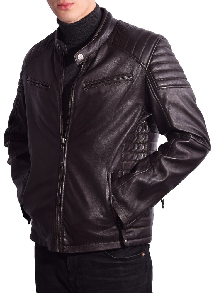 Herren-Lederjacke Cooper, Schwarz in 5 Farben, Bild 1