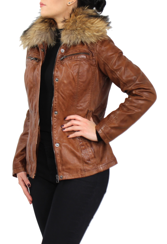 Dahlia, Cognac Braun, S, Bild 3