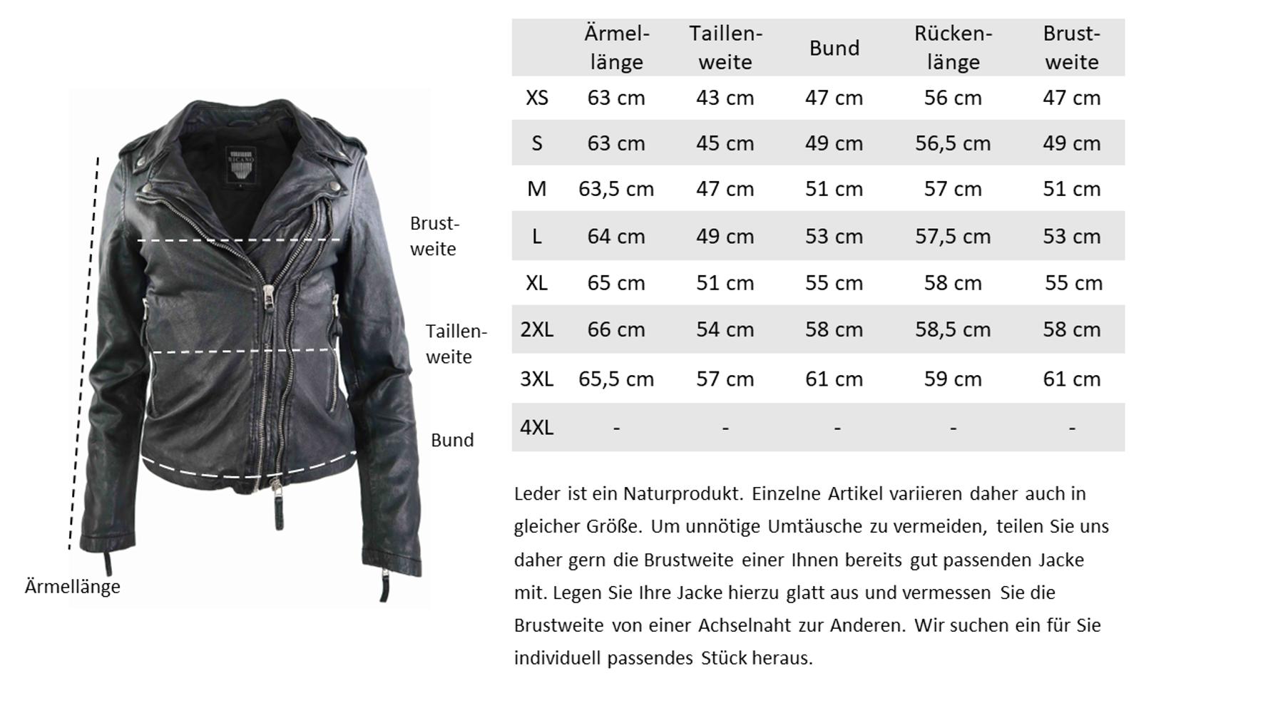 Ladies leather jacket Foxy, black in 14 colors, Bild 8