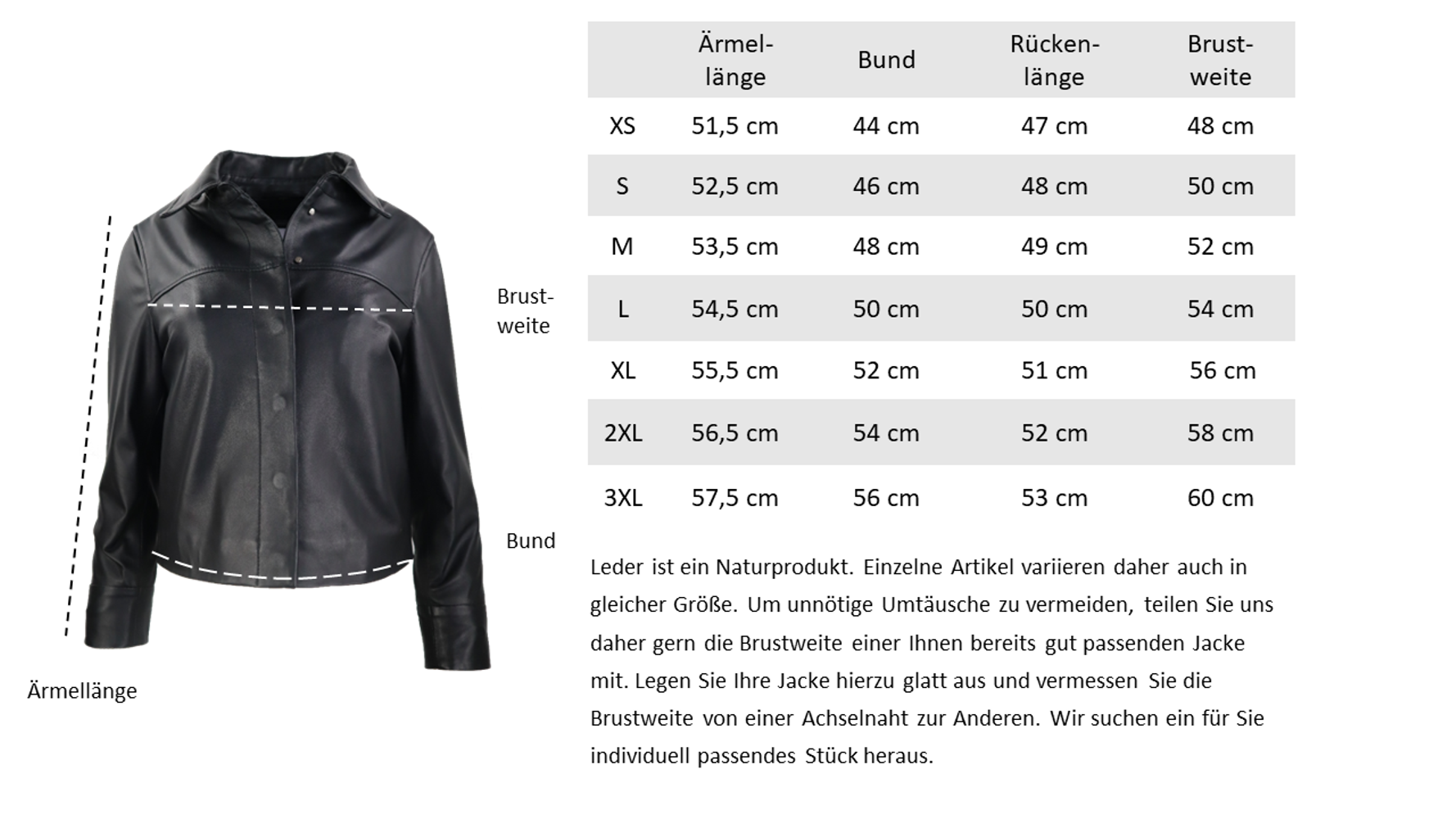 Ladies leather jacket Phoebe, Black in 1 colors, Bild 8