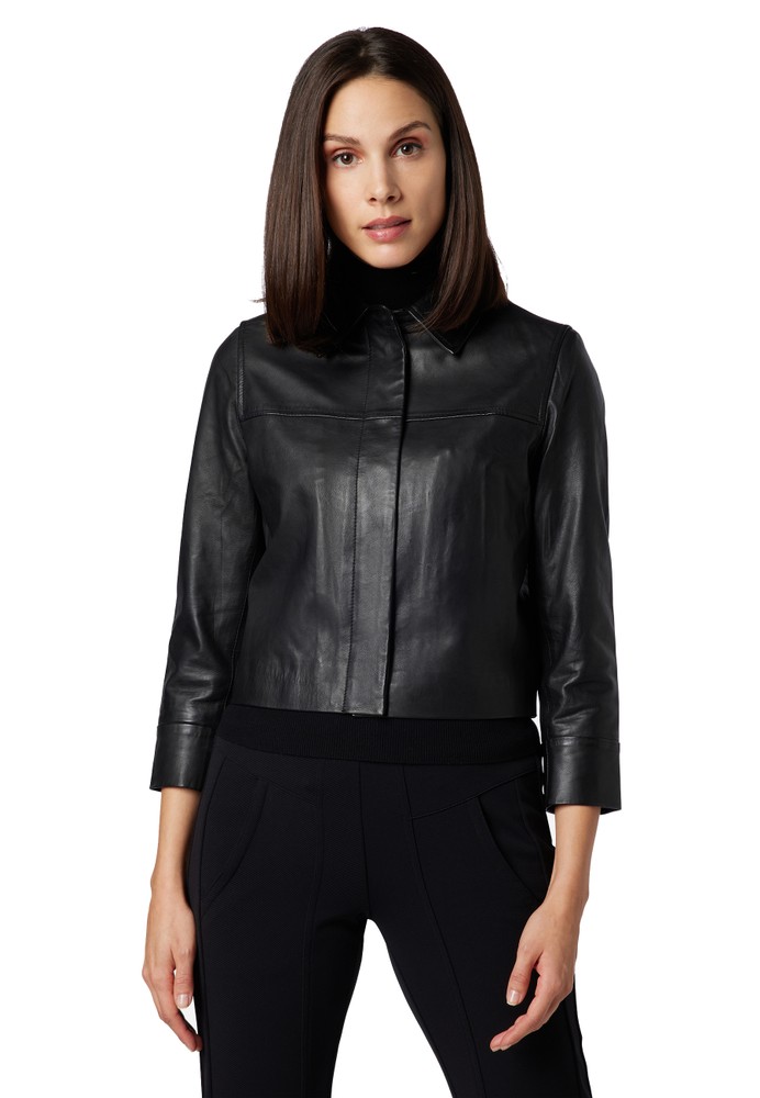Ladies leather jacket Phoebe, Black in 1 colors, Bild 2