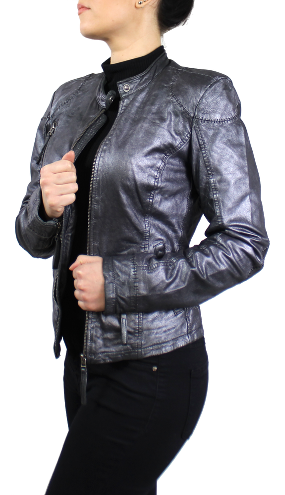 Ladies leather jacket RT-841 in 6 sizes, Bild 4