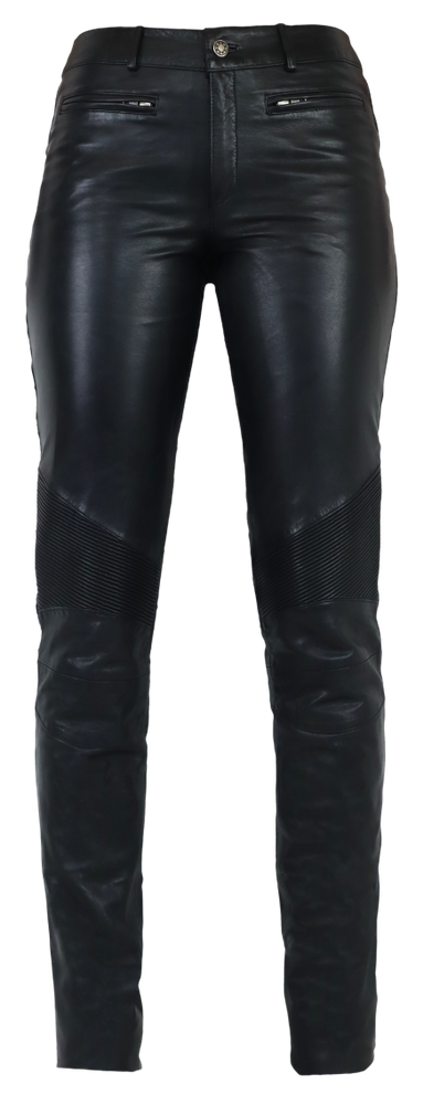 Ladies leather pants Donna, black in 7 colors, Bild 6