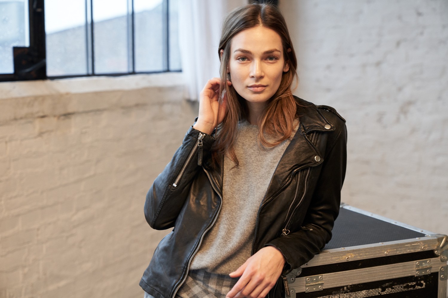 Damen-Lederjacke Foxy, Schwarz in 12 Farben, Bild 3
