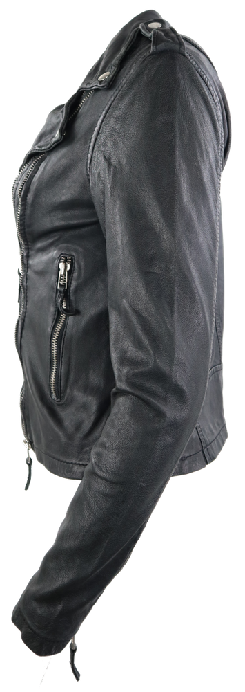 Damen-Lederjacke Foxy, Schwarz in 12 Farben, Bild 5