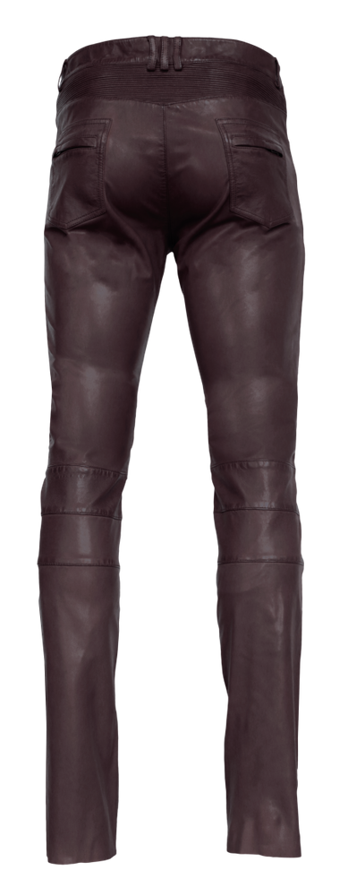 Men's leather pants Franklin, brown in 3 colors, Bild 4