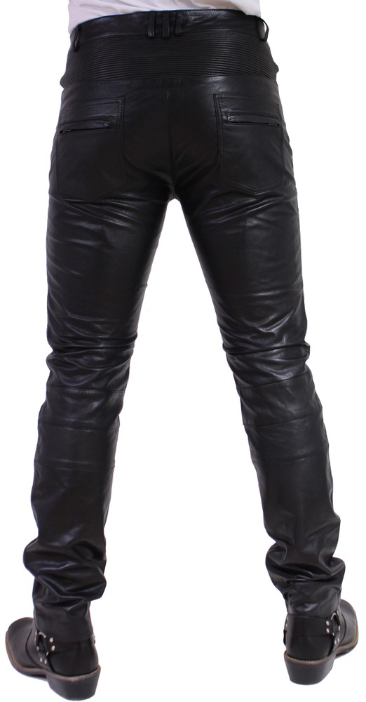 Herren-Lederhose Franklin, Schwarz in 3 Farben, Bild 5