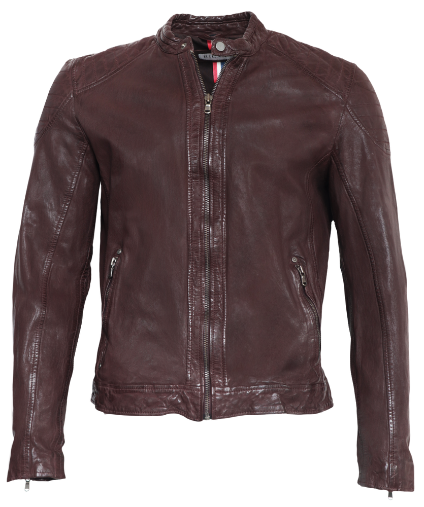 Men's leather jacket Gerry, brown in 2 colors, Bild 1