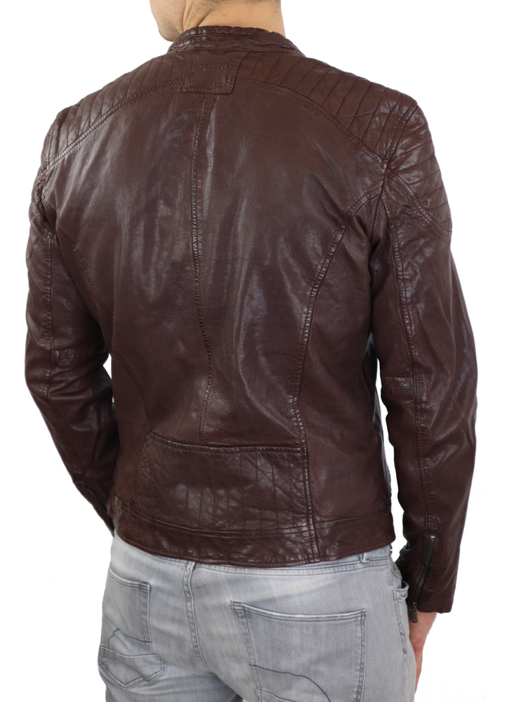 Herren-Lederjacke Gerry, Braun in 2 Farben, Bild 5