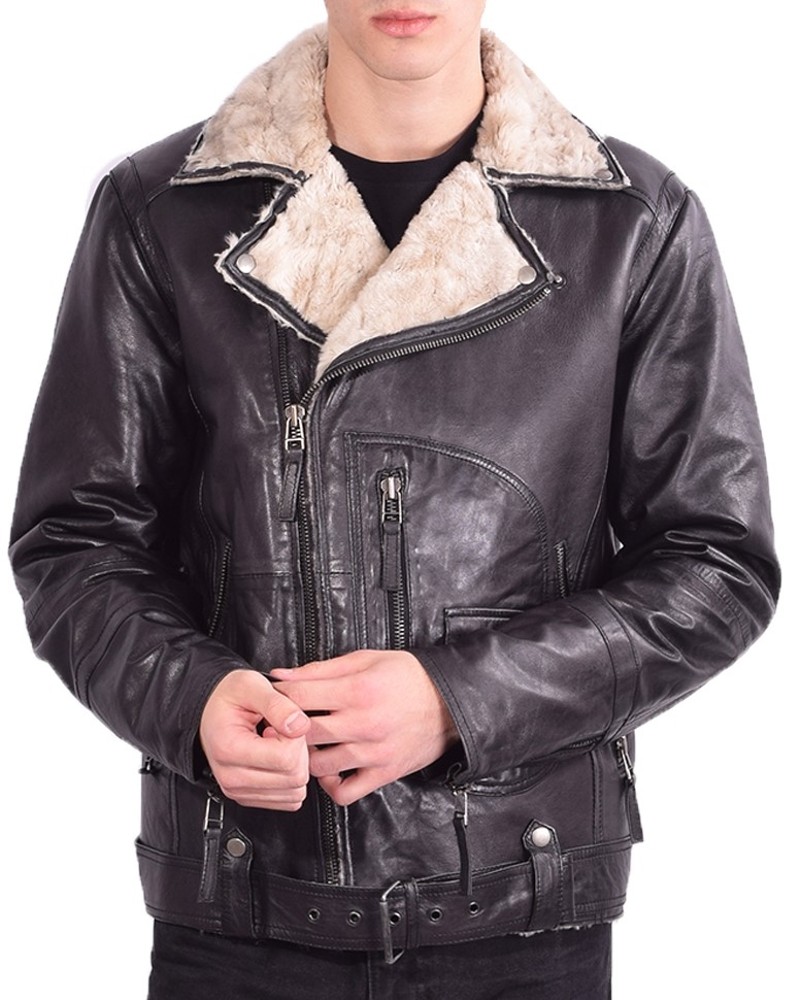 Men's leather jacket Harlem, black in 2 colors, Bild 1