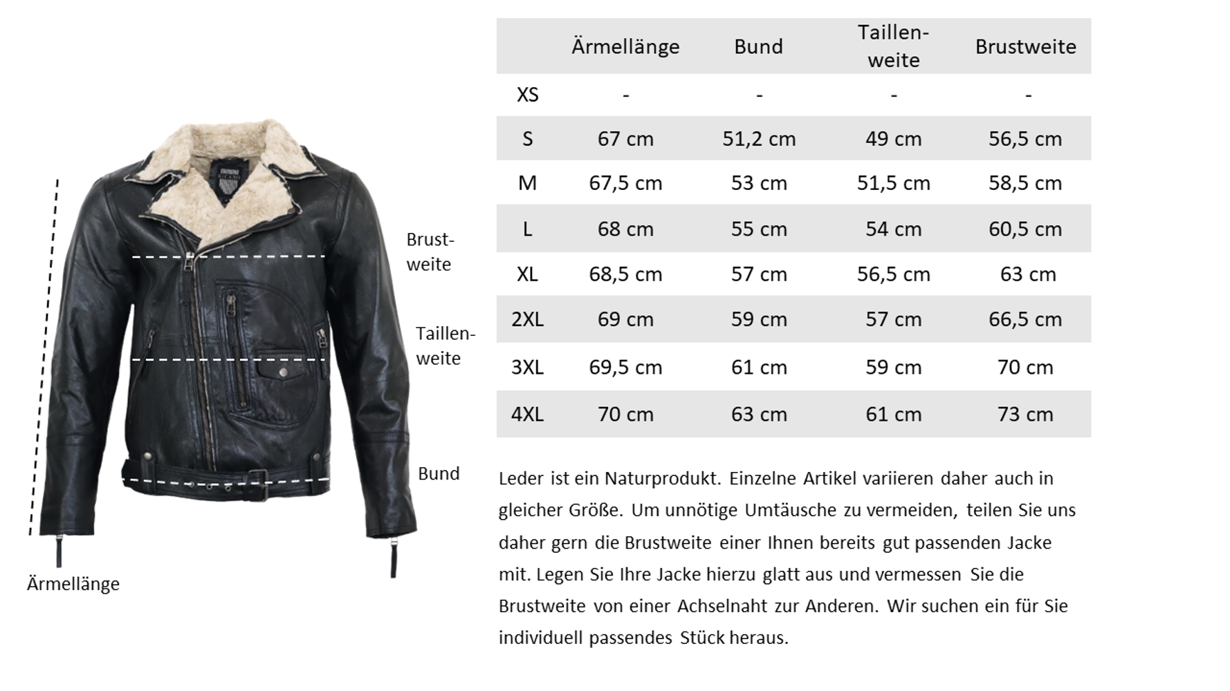 Men's leather jacket Harlem, black in 2 colors, Bild 7