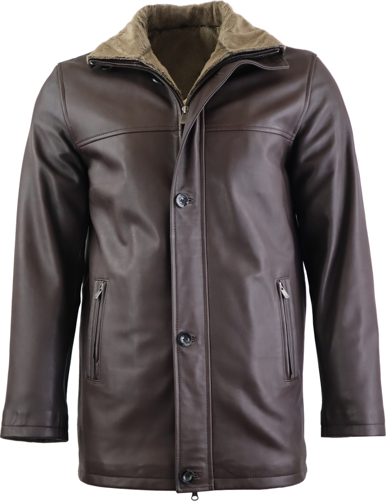 Men's leather jacket Jemenez, Brown in 2 colors, Bild 1