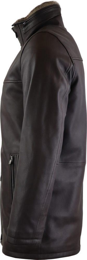 Men's leather jacket Jemenez, Brown in 2 colors, Bild 3