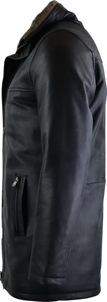 Herren-Lederjacke Jemenez, Schwarz in 2 Farben, Bild 4