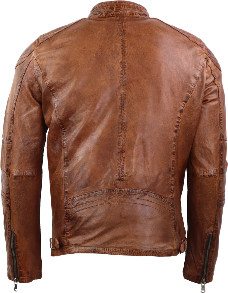 Herren-Lederjacke Josh, cognac in 2 Farben, Bild 5