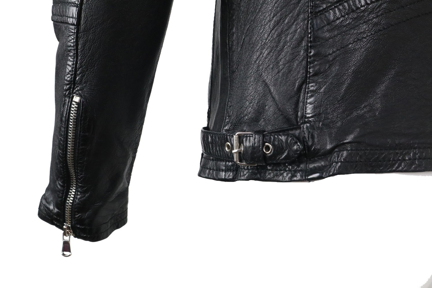 Men's leather jacket Josh, black in 3 colors, Bild 5