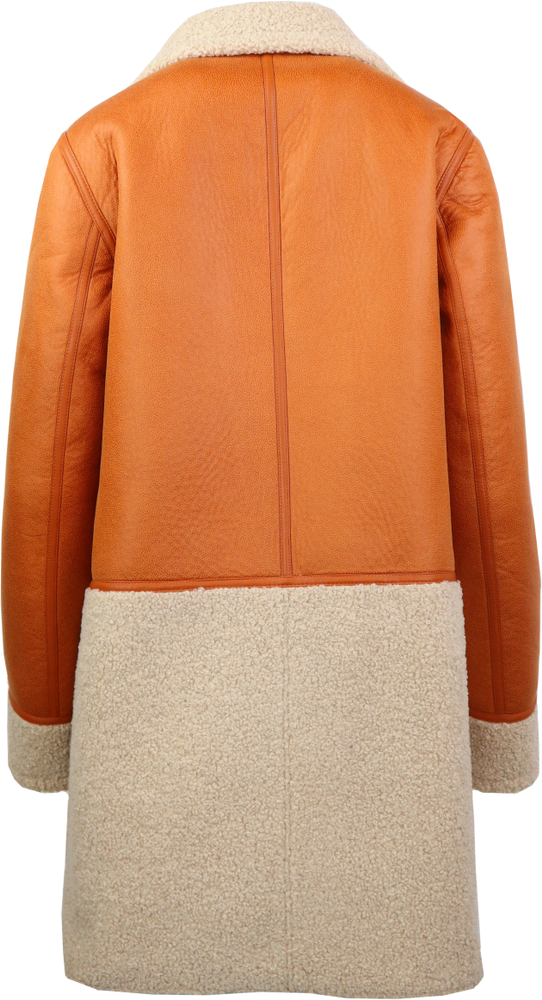 Textile jacket Nantes, cognac / teddy in 3 colors, Bild 3