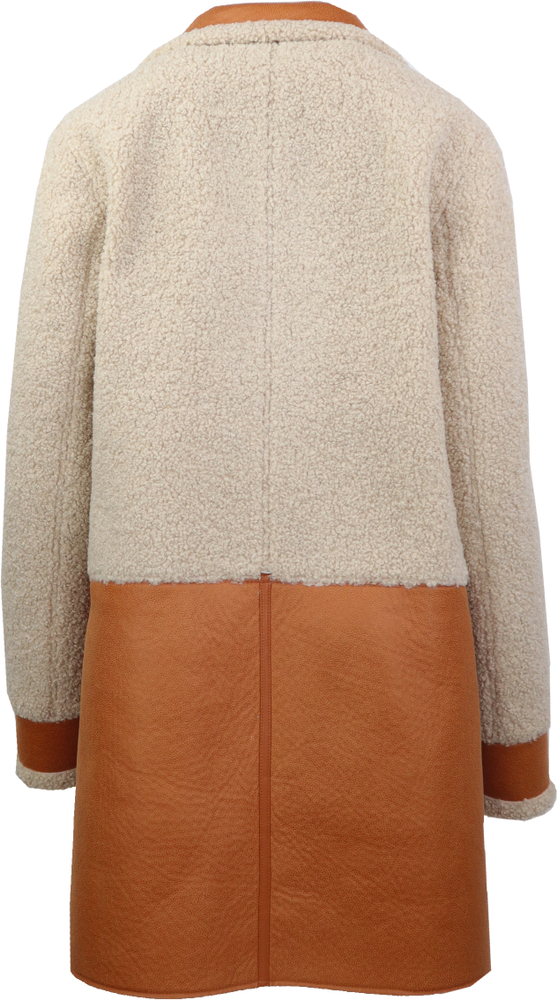 Textile jacket Nantes, cognac / teddy in 3 colors, Bild 6
