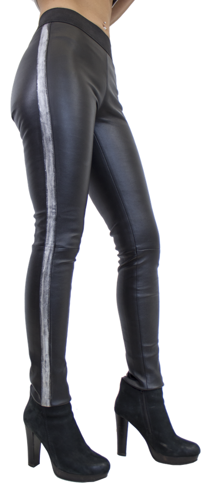 Ladies leather pants Nighty (stretch) in 6 sizes, Bild 2