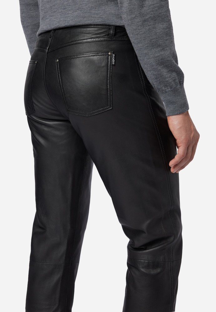 Men's leather pants No. 3 TR jeans in 15 sizes, Bild 4