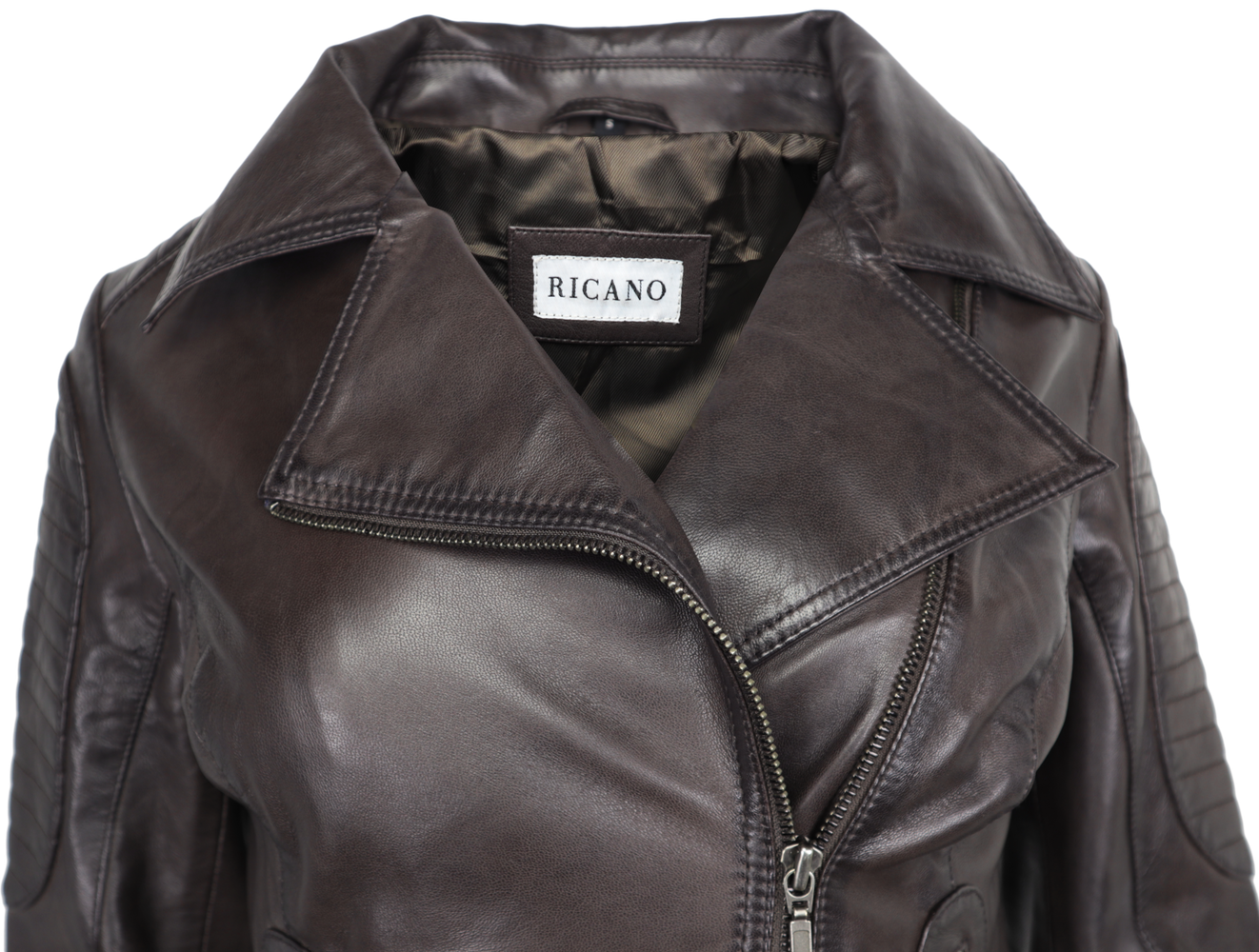 Damen-Lederjacke Nora, Braun in 4 Farben, Bild 6