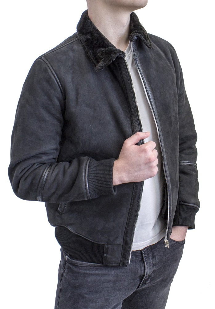 Herren-Lederjacke Pilot DF in 6 Größen, Bild 4