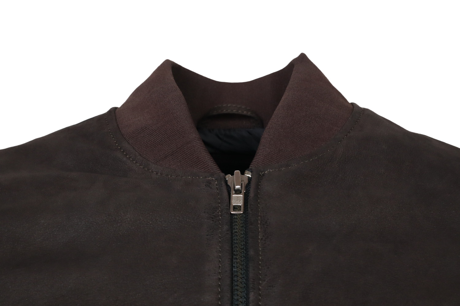 Men's leather jacket R-Bomber, Brown in 1 colors, Bild 4