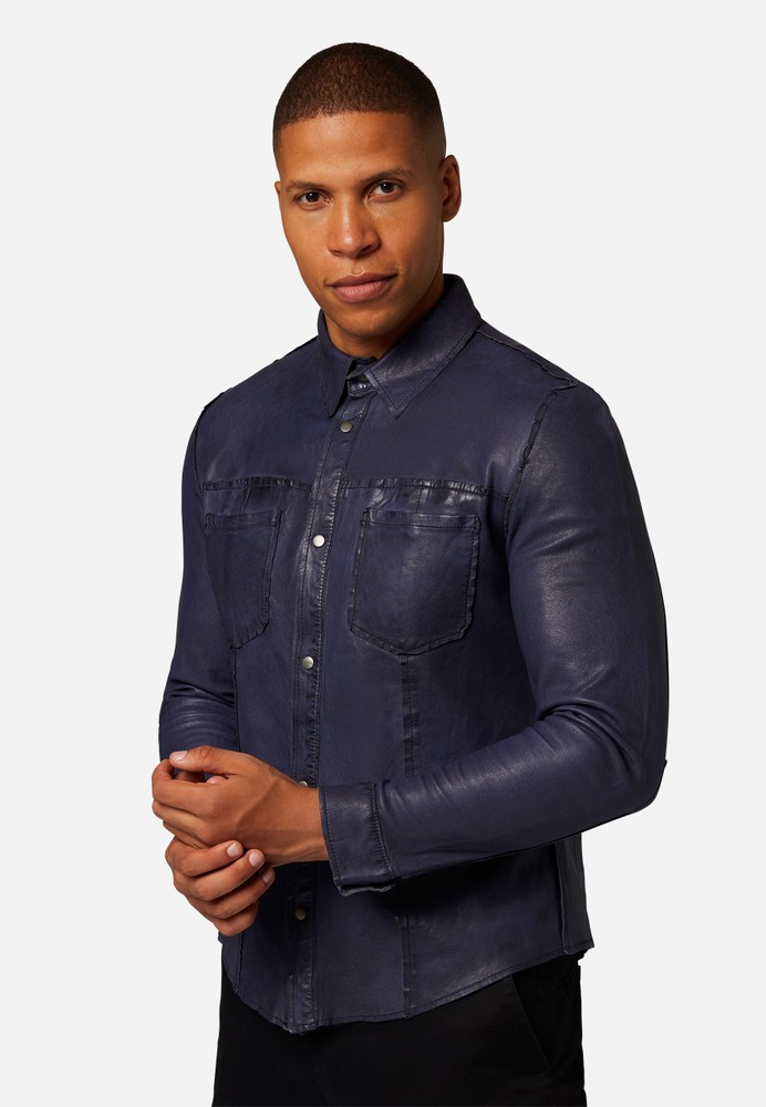 Reverse shirt, blue in 3 colors, Bild 1