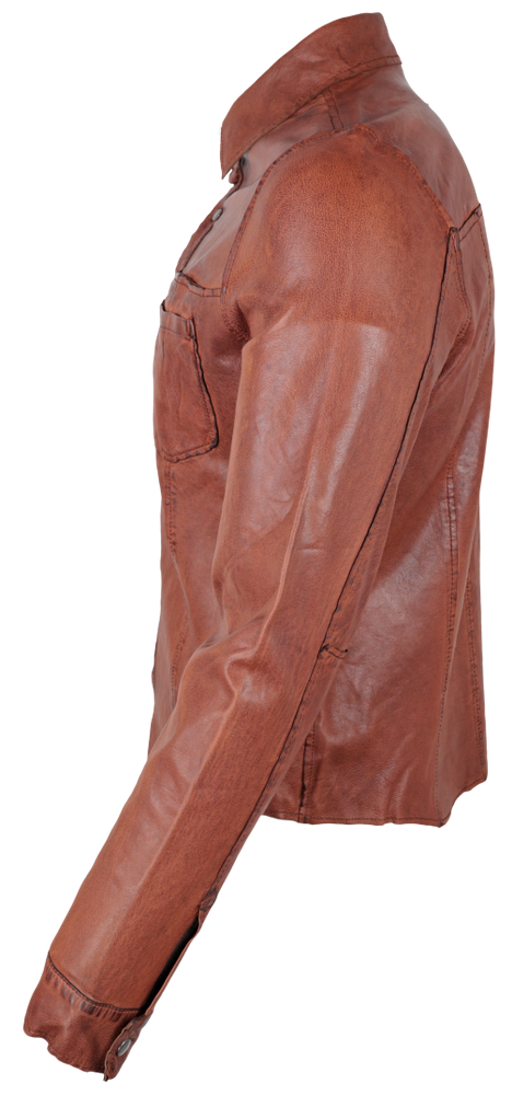 Reverse Shirt, Cognac in 3 Farben, Bild 3