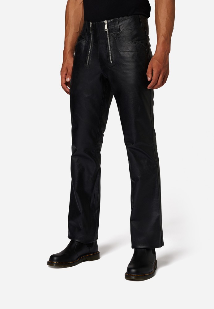 Men's leather pants RT-105, nappa in 2 qualityn, Bild 1