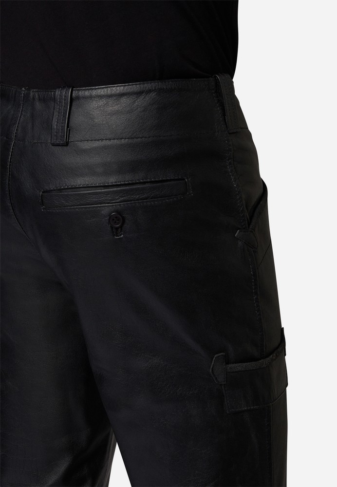 Men's leather pants RT-105, nappa in 2 qualityn, Bild 5