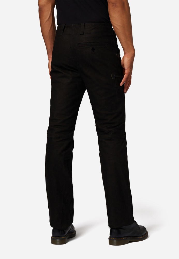 Men's leather pants RT-105, nubuck in 2 qualityn, Bild 3