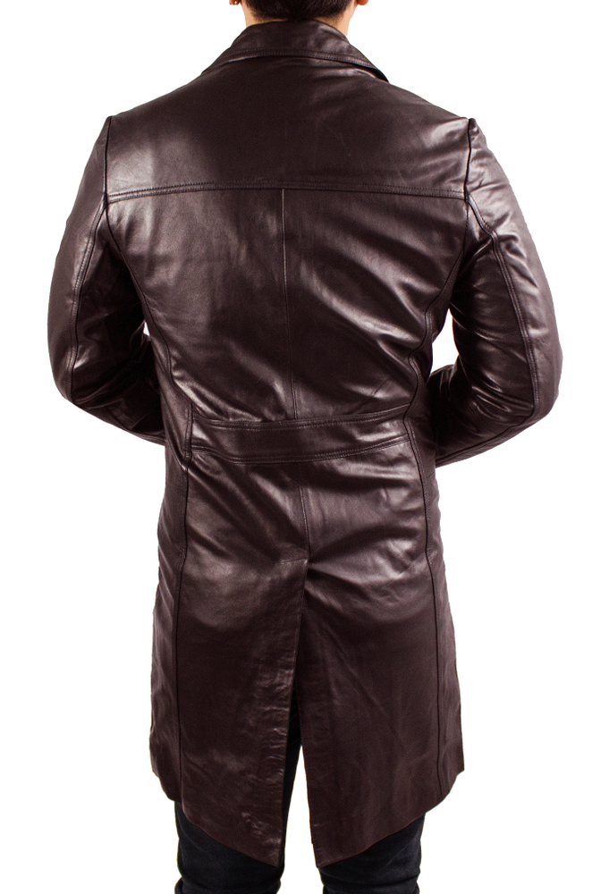 Men's leather coat Safari, Brown in 2 colors, Bild 4